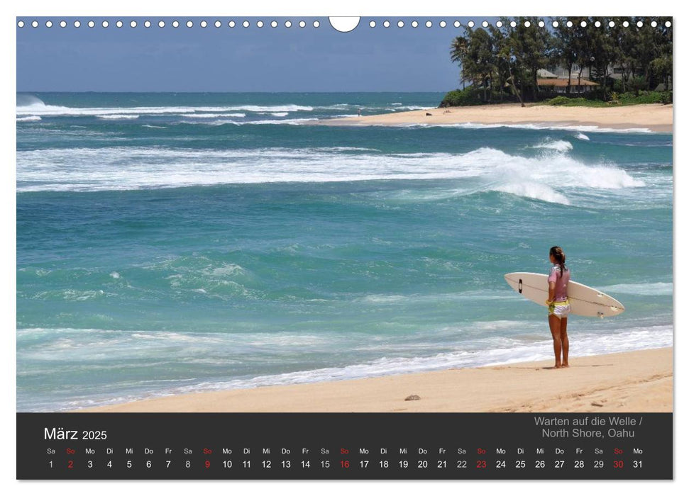 Hawaii - Land of Aloha (CALVENDO Wandkalender 2025)