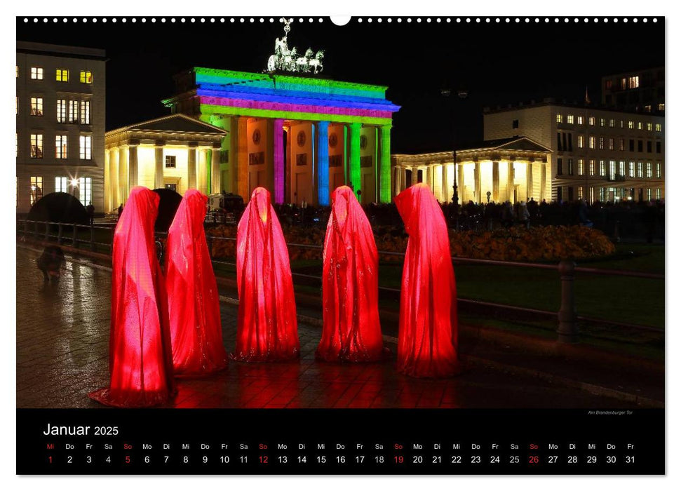 Die Wächter der Zeit in Berlin (CALVENDO Wandkalender 2025)