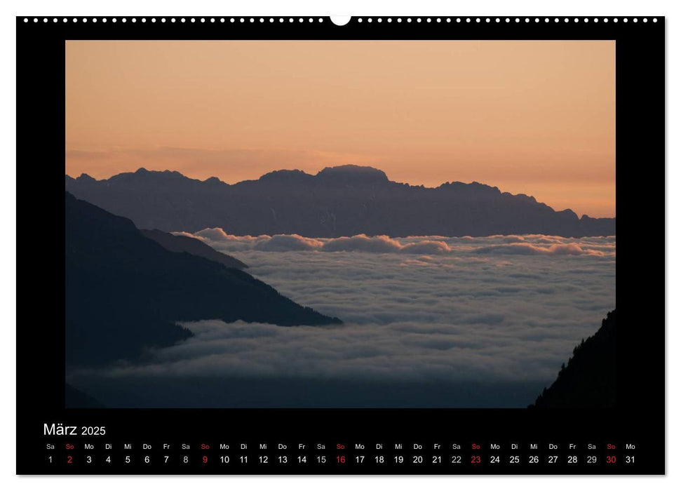 STUBAI - Wilde Wasser & Hohe Höhen (CALVENDO Wandkalender 2025)