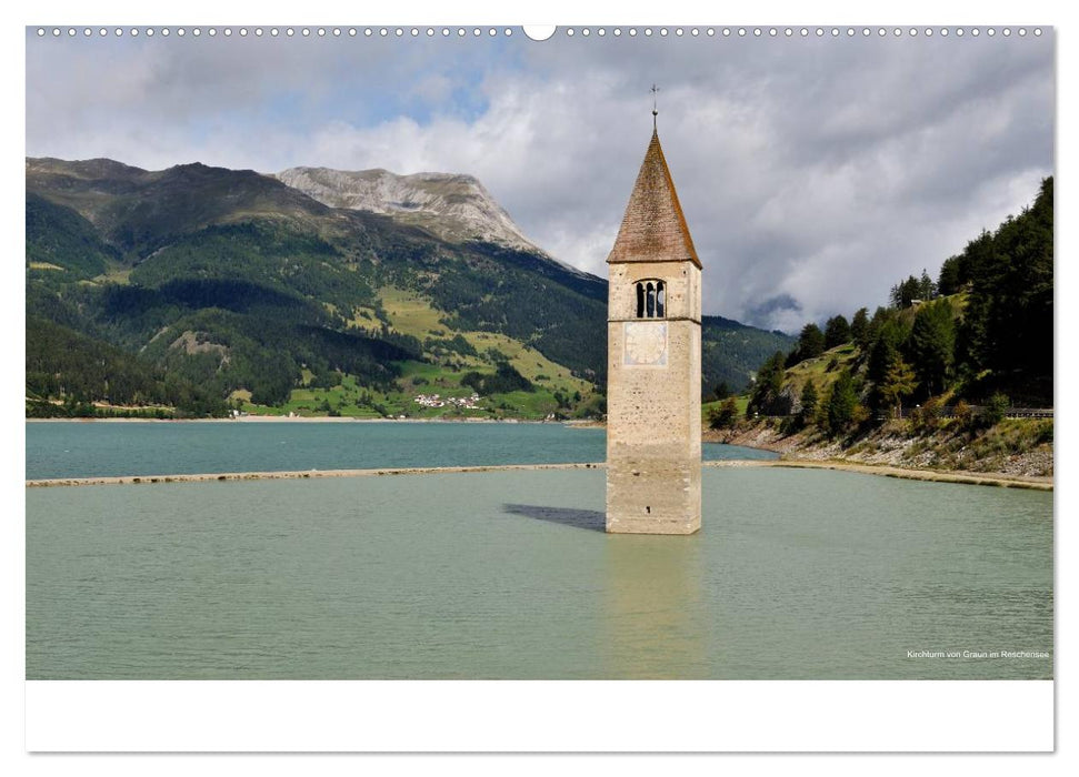 Der Vinschgau (CALVENDO Premium Wandkalender 2025)