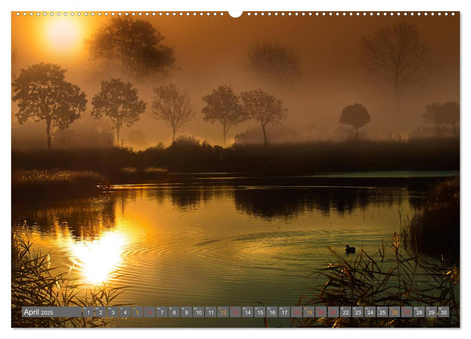 Friesland, verzauberte Landschaft an der Nordsee (CALVENDO Premium Wandkalender 2025)