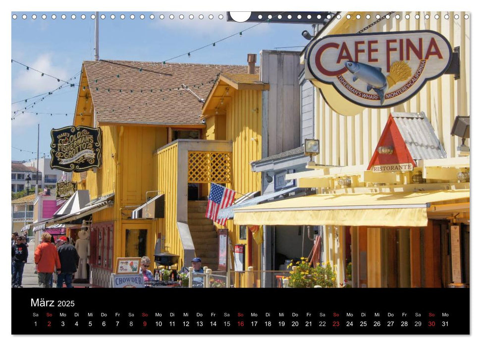 Monterey California (CALVENDO Wandkalender 2025)