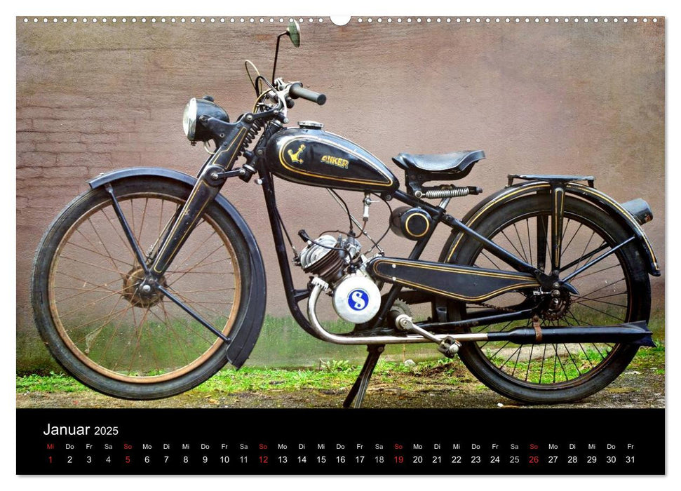 Motorrad Oldtimer (CALVENDO Wandkalender 2025)