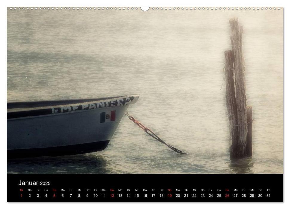 Nostalgische Welt der Boote (CALVENDO Premium Wandkalender 2025)