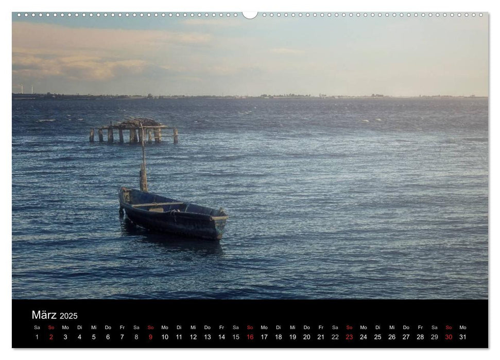Nostalgische Welt der Boote (CALVENDO Premium Wandkalender 2025)