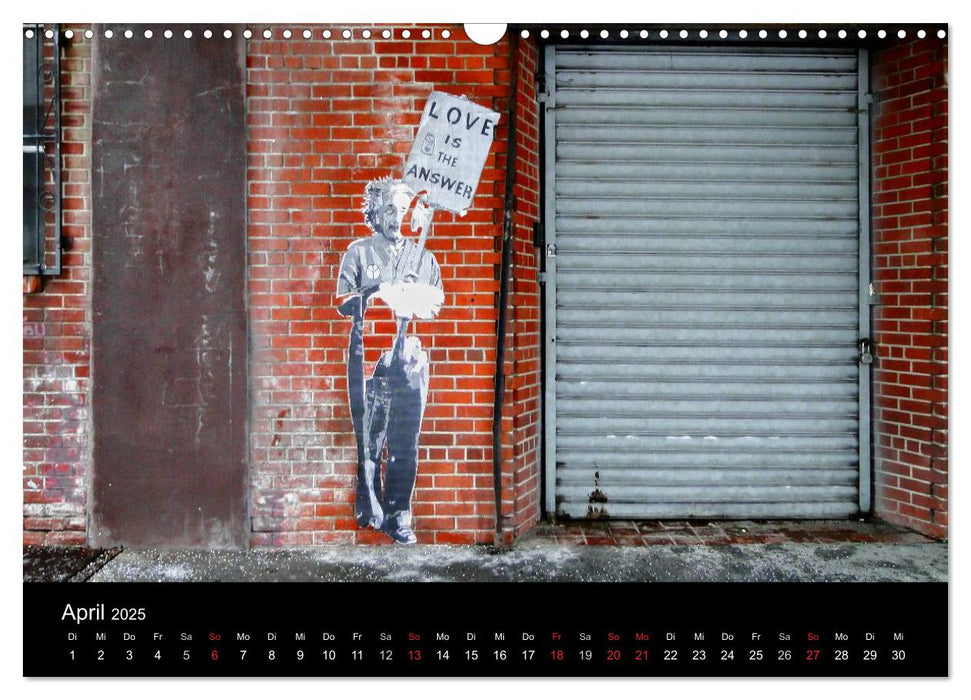 New York Street Art Kalender (CALVENDO Wandkalender 2025)