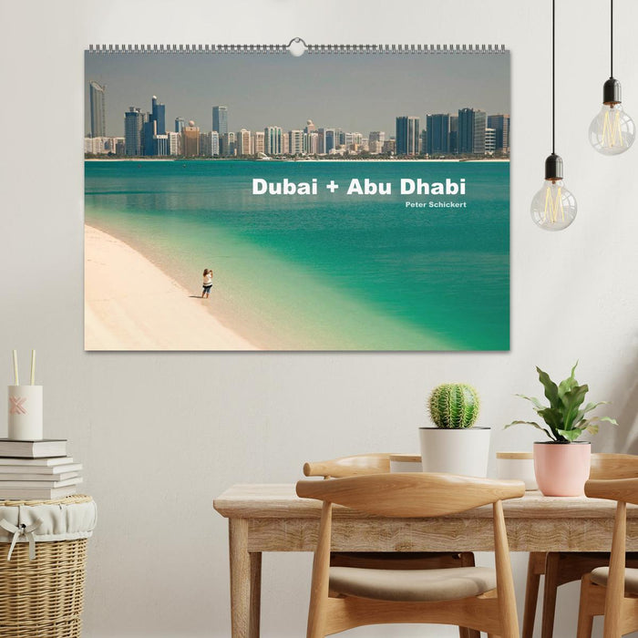 Dubai und Abu Dhabi (CALVENDO Wandkalender 2025)