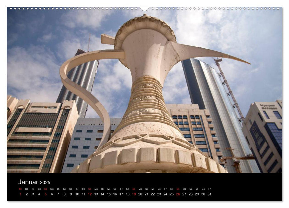 Dubai und Abu Dhabi (CALVENDO Wandkalender 2025)