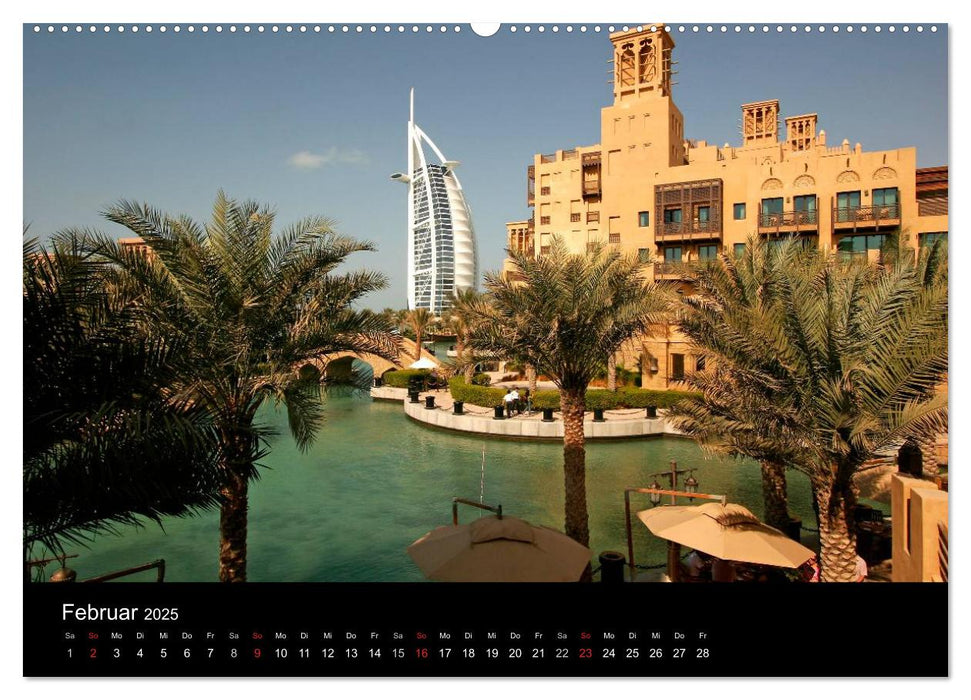 Dubai und Abu Dhabi (CALVENDO Wandkalender 2025)