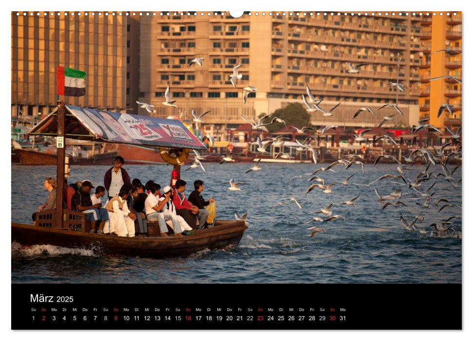 Dubai und Abu Dhabi (CALVENDO Wandkalender 2025)