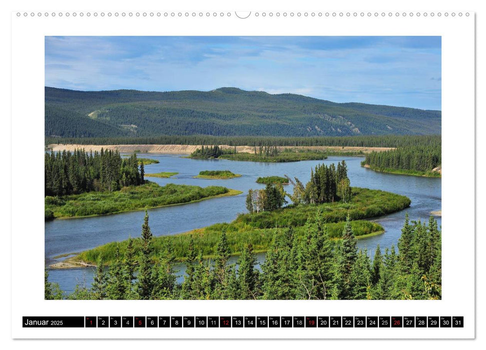 Yukon Territory - Der Nordwesten Kanadas (CALVENDO Wandkalender 2025)