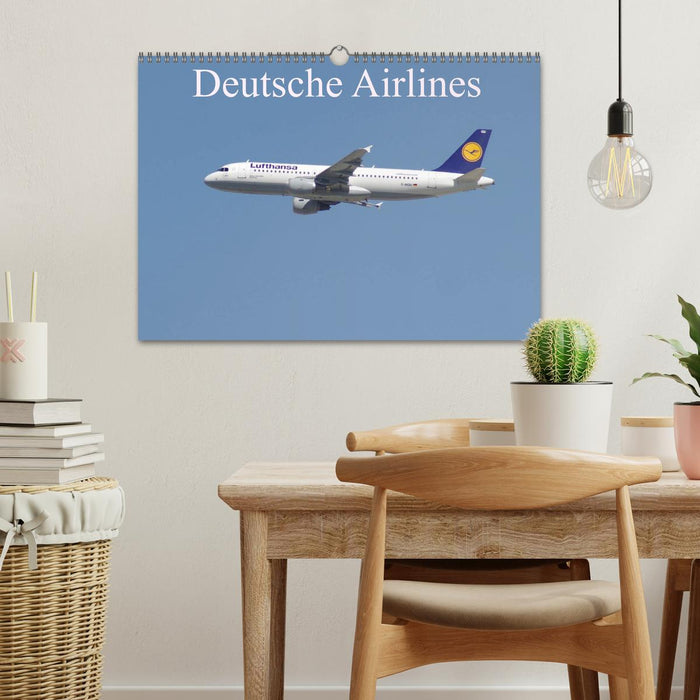 Deutsche Airlines (CALVENDO Wandkalender 2025)