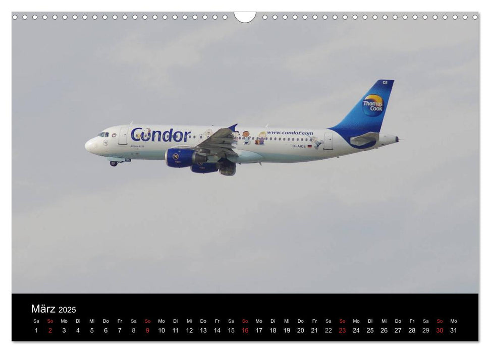 Deutsche Airlines (CALVENDO Wandkalender 2025)