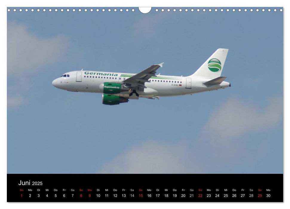 Deutsche Airlines (CALVENDO Wandkalender 2025)