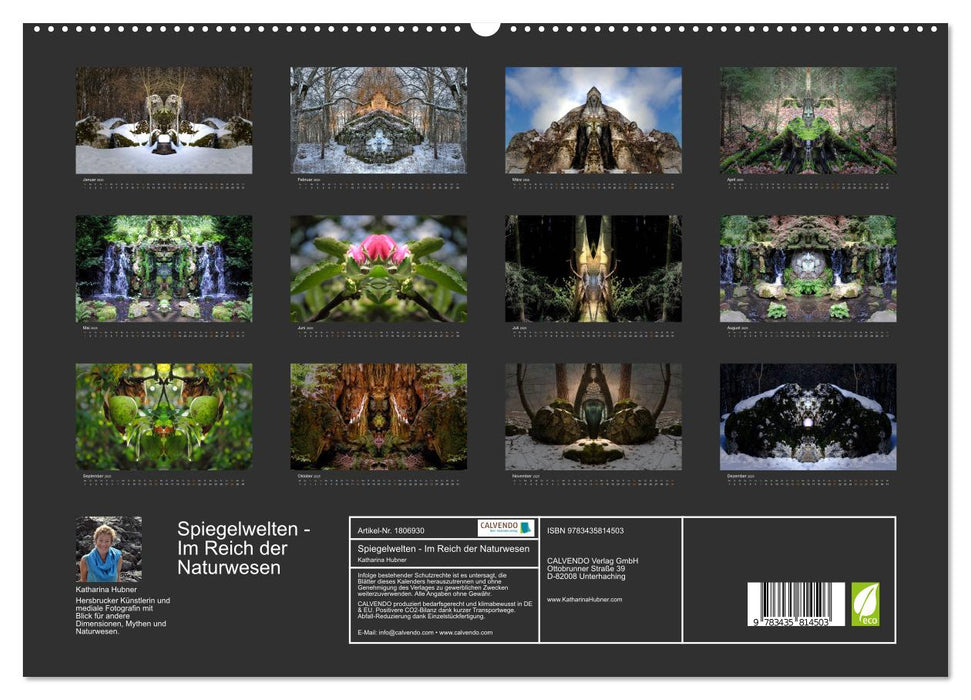 Spiegelwelten - Im Reich der Naturwesen (CALVENDO Premium Wandkalender 2025)