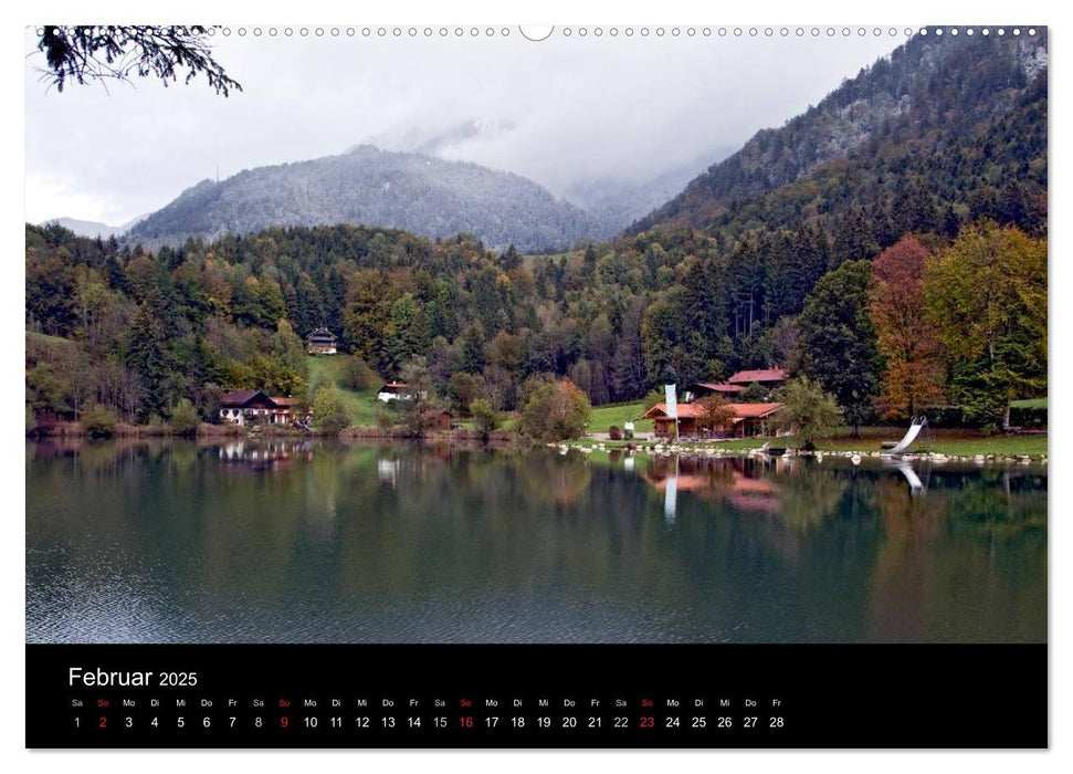 Unterwössen im Chiemgau - Luftkurort und mehr (CALVENDO Premium Wandkalender 2025)