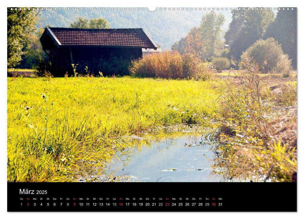 Unterwössen im Chiemgau - Luftkurort und mehr (CALVENDO Premium Wandkalender 2025)