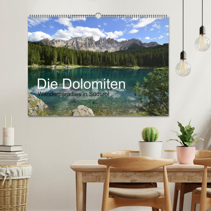 Die Dolomiten – Wanderparadies in Südtirol (CALVENDO Wandkalender 2025)