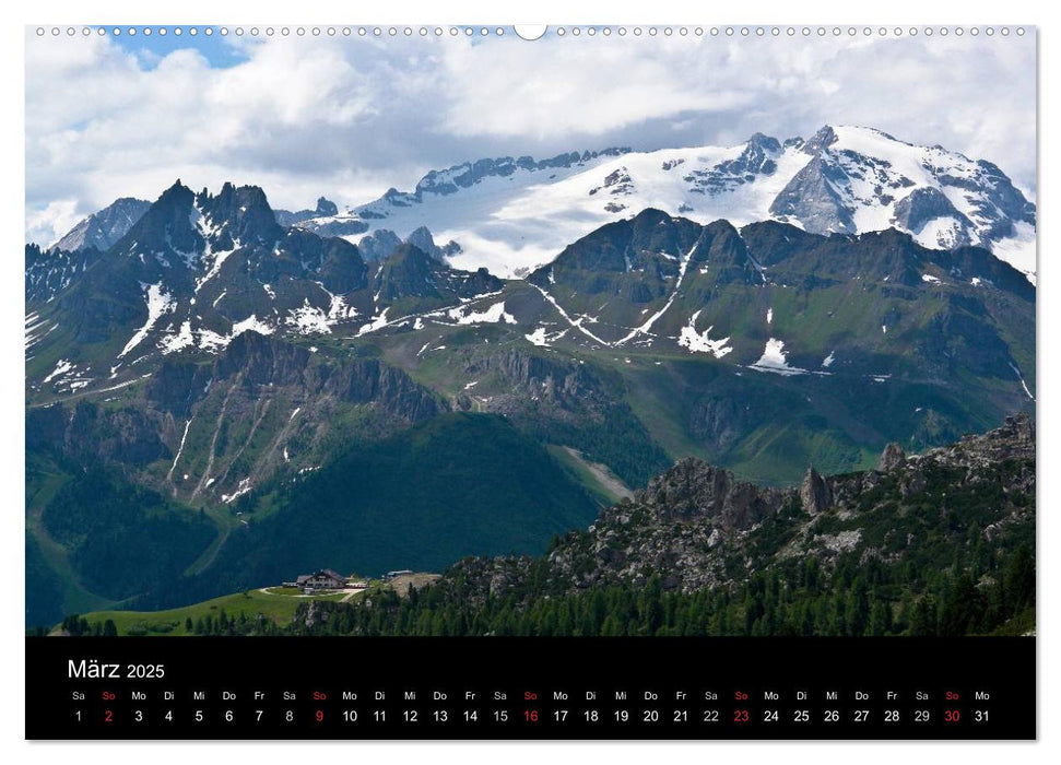 Die Dolomiten – Wanderparadies in Südtirol (CALVENDO Wandkalender 2025)