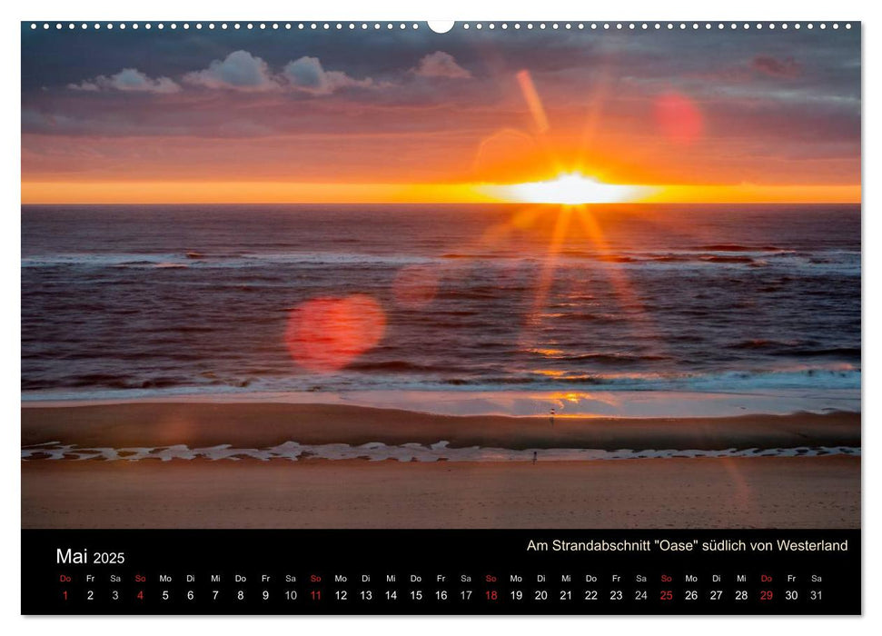 Sylt-Abende - Fotografien von Beate Zoellner (CALVENDO Wandkalender 2025)