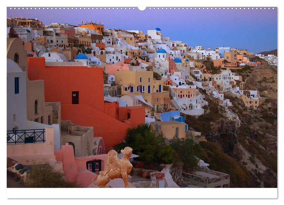 Santorini – Leben auf dem Vulkan (CALVENDO Premium Wandkalender 2025)