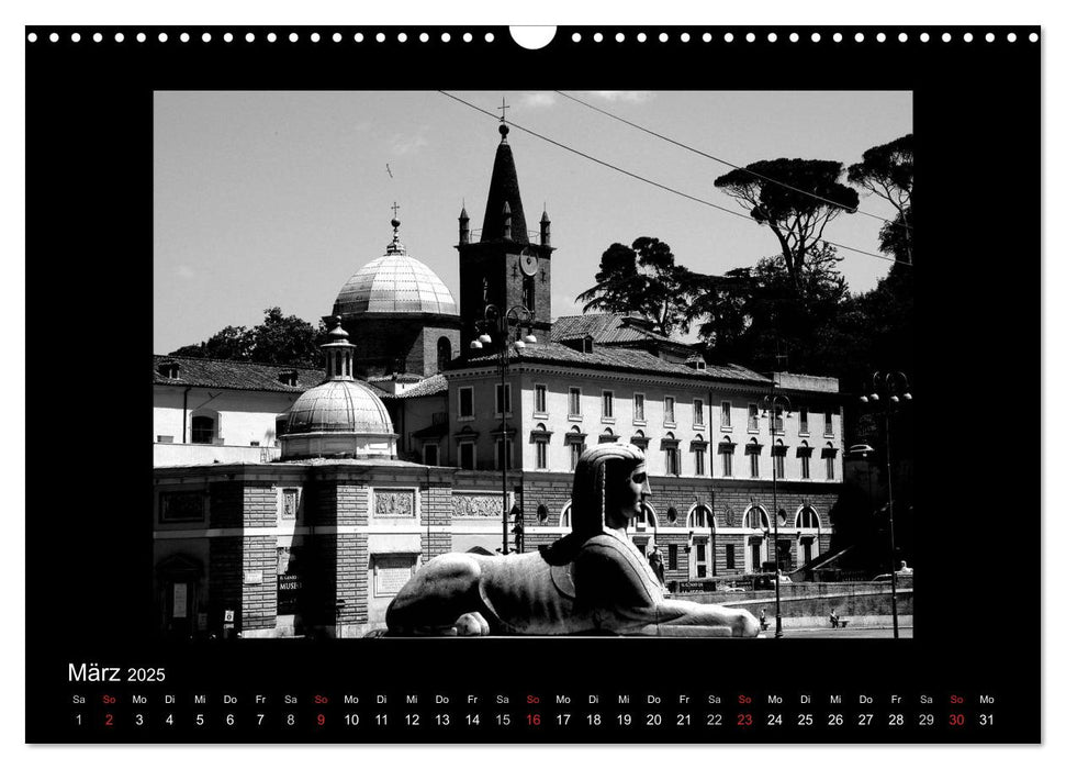 Rom - Göttliches Licht und Schattengestalten (CALVENDO Wandkalender 2025)