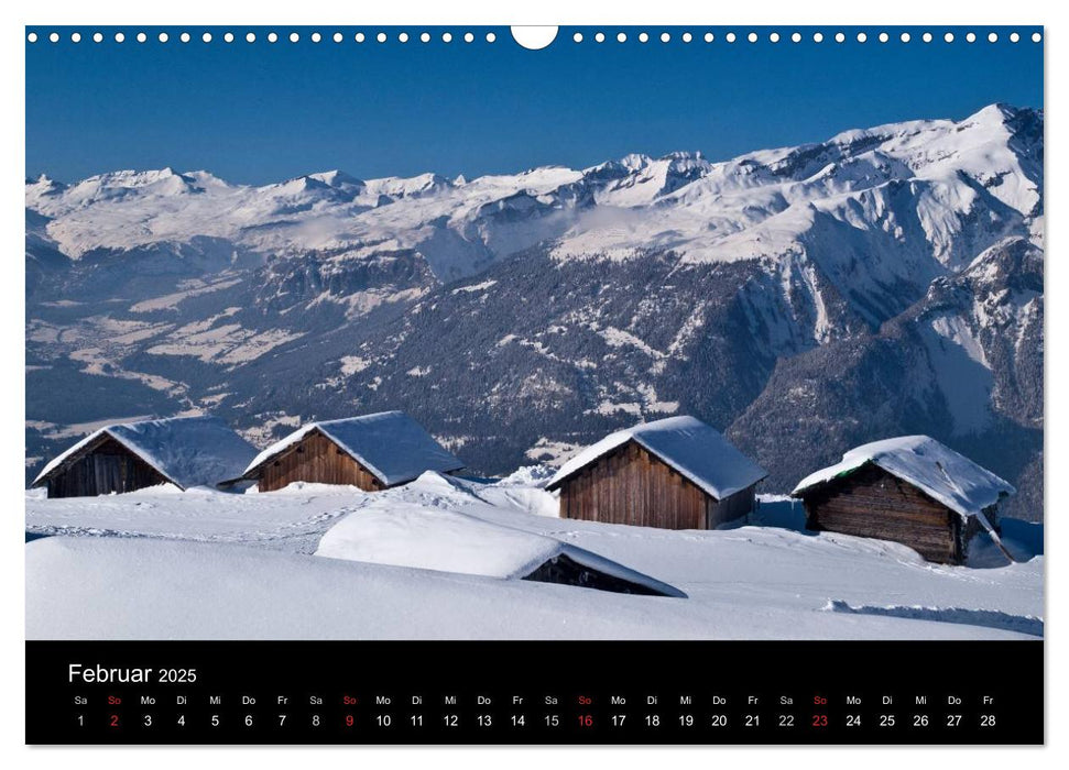 Graubünden - Die schönsten Bilder (CALVENDO Wandkalender 2025)