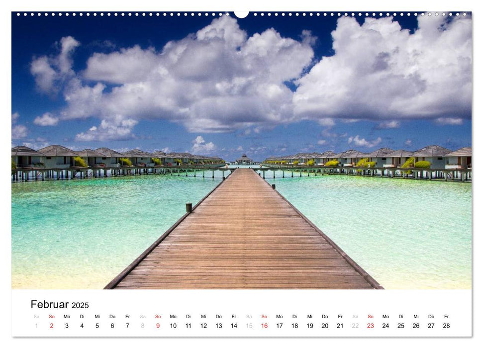 Malediven - Das Paradies im Indischen Ozean I (CALVENDO Wandkalender 2025)