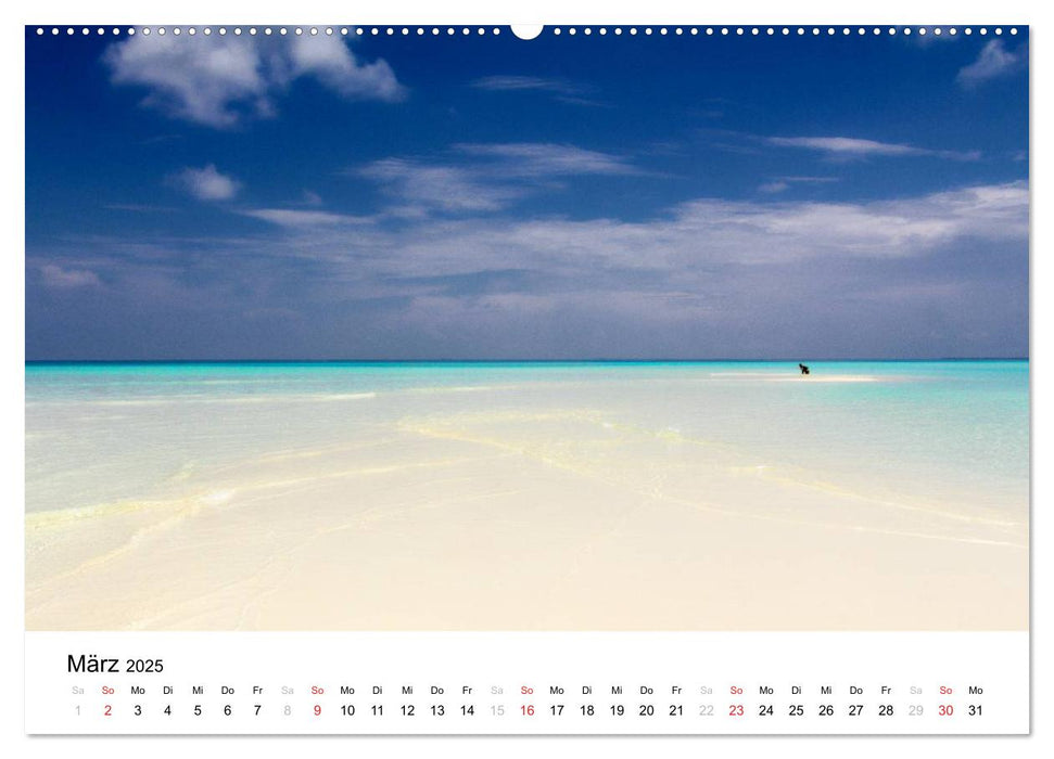 Malediven - Das Paradies im Indischen Ozean I (CALVENDO Wandkalender 2025)