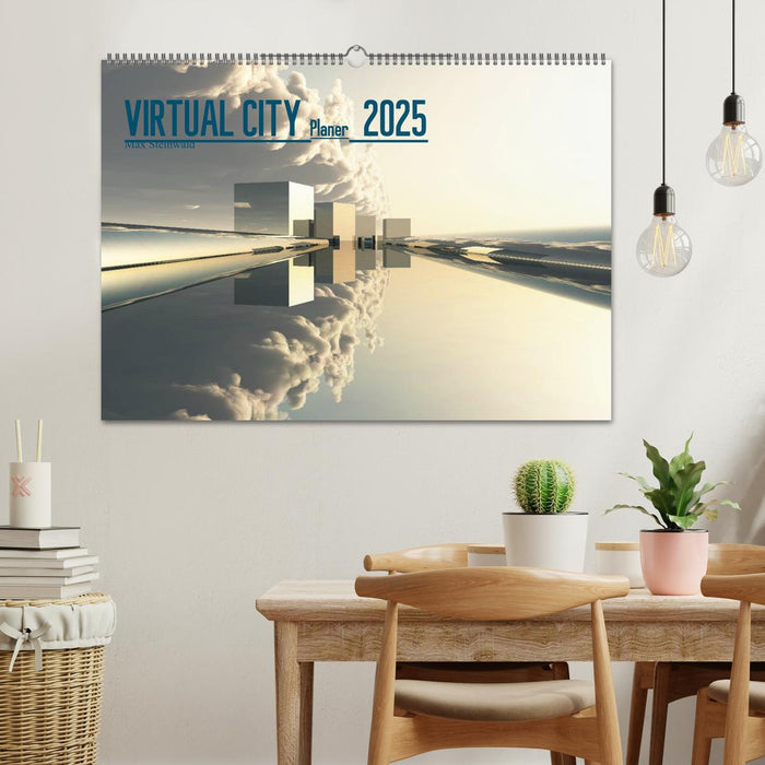 VIRTUAL CITY PLANER 2025 (CALVENDO Wandkalender 2025)