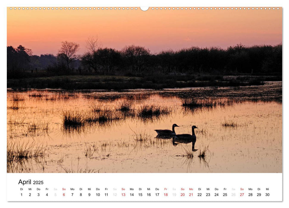 MORGENS UND ABENDS - Zauberhafte Lichtstimmungen (CALVENDO Wandkalender 2025)