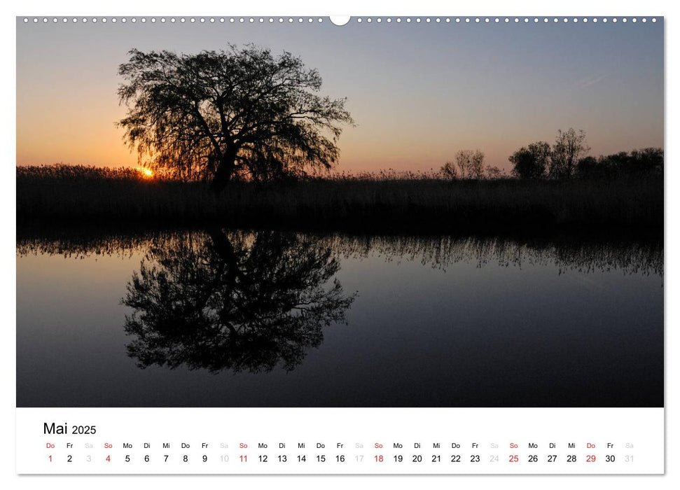 MORGENS UND ABENDS - Zauberhafte Lichtstimmungen (CALVENDO Wandkalender 2025)