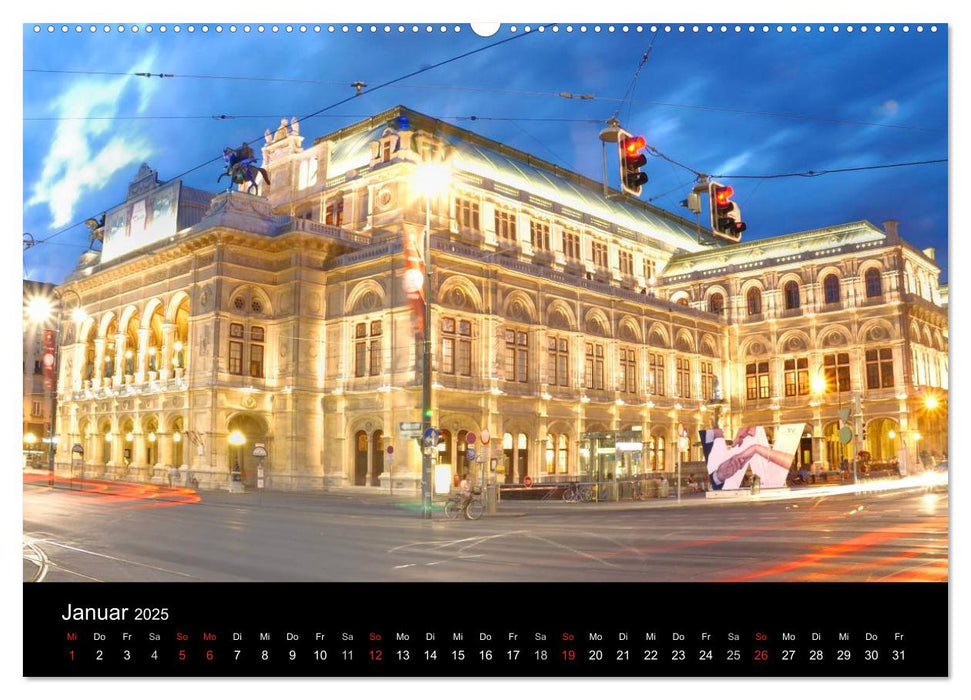 Wien (CALVENDO Premium Wandkalender 2025)