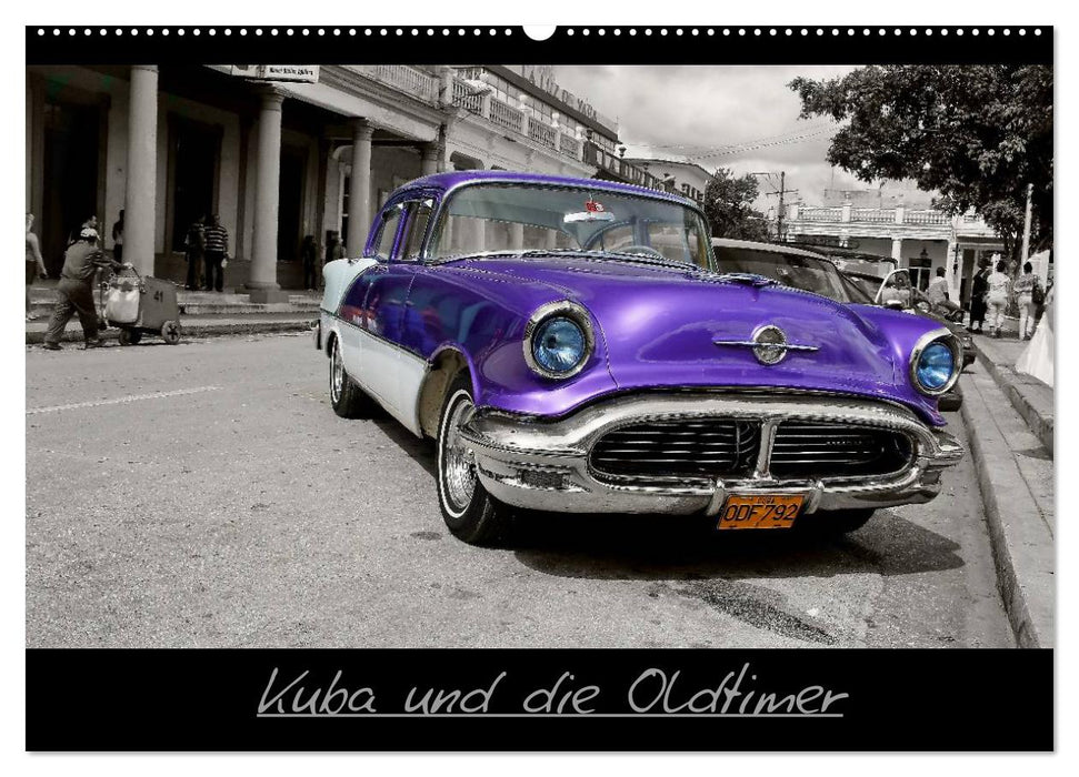 Kuba und die Oldtimer (CALVENDO Wandkalender 2025)