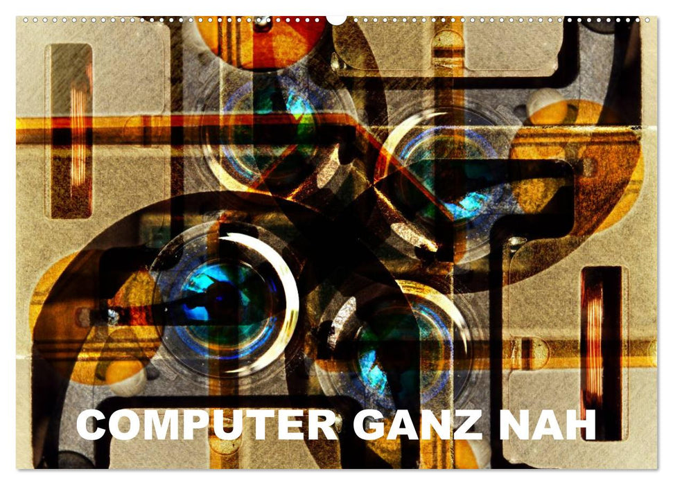 Computer ganz nah (CALVENDO Wandkalender 2025)