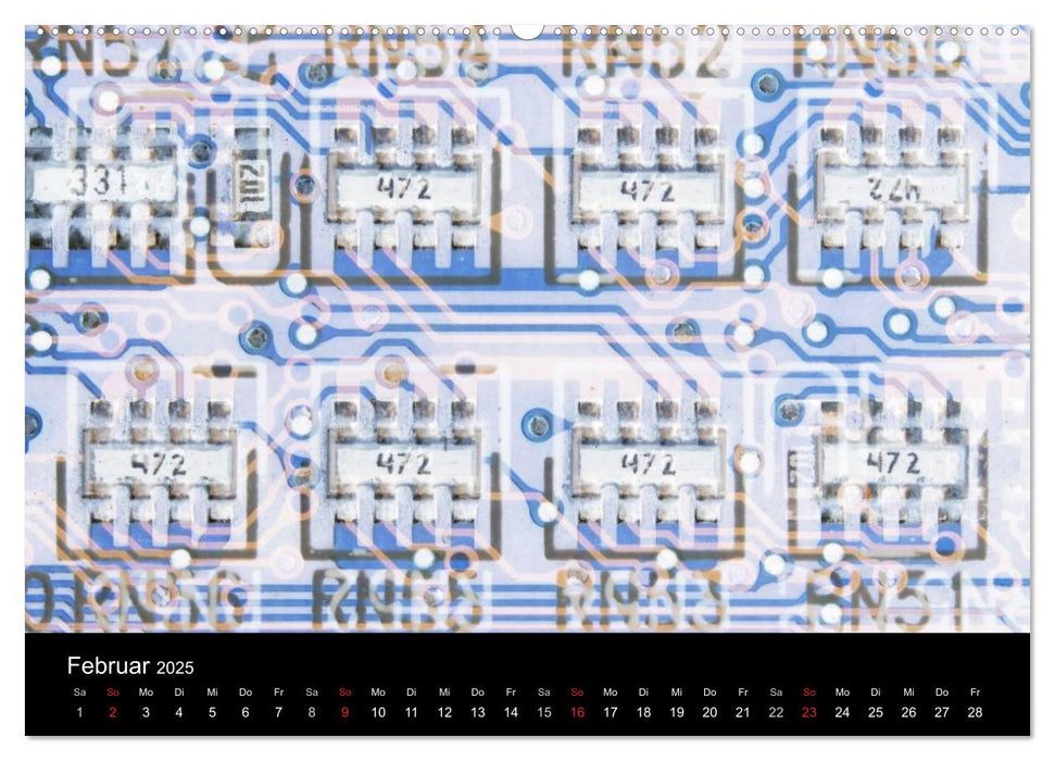 Computer ganz nah (CALVENDO Wandkalender 2025)