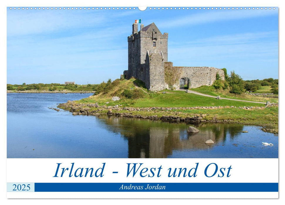 Irland - West und Ost (CALVENDO Wandkalender 2025)