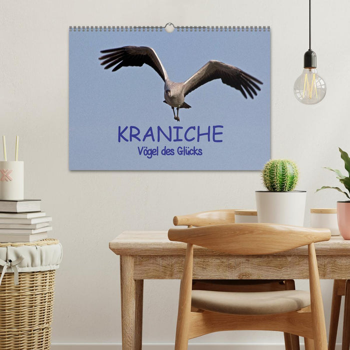 Kraniche - Vögel des Glücks (CALVENDO Wandkalender 2025)