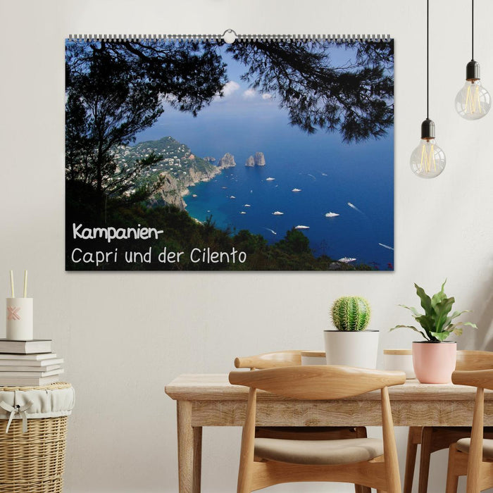 Kampanien – Capri und der Cilento (CALVENDO Wandkalender 2025)