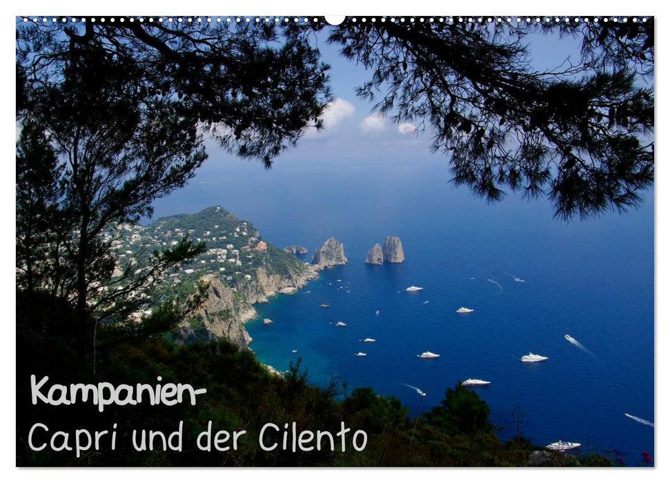 Kampanien – Capri und der Cilento (CALVENDO Wandkalender 2025)