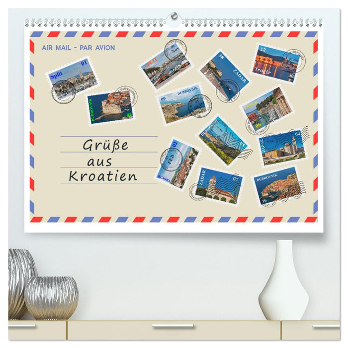 Grüße aus Kroatien (CALVENDO Premium Wandkalender 2025)