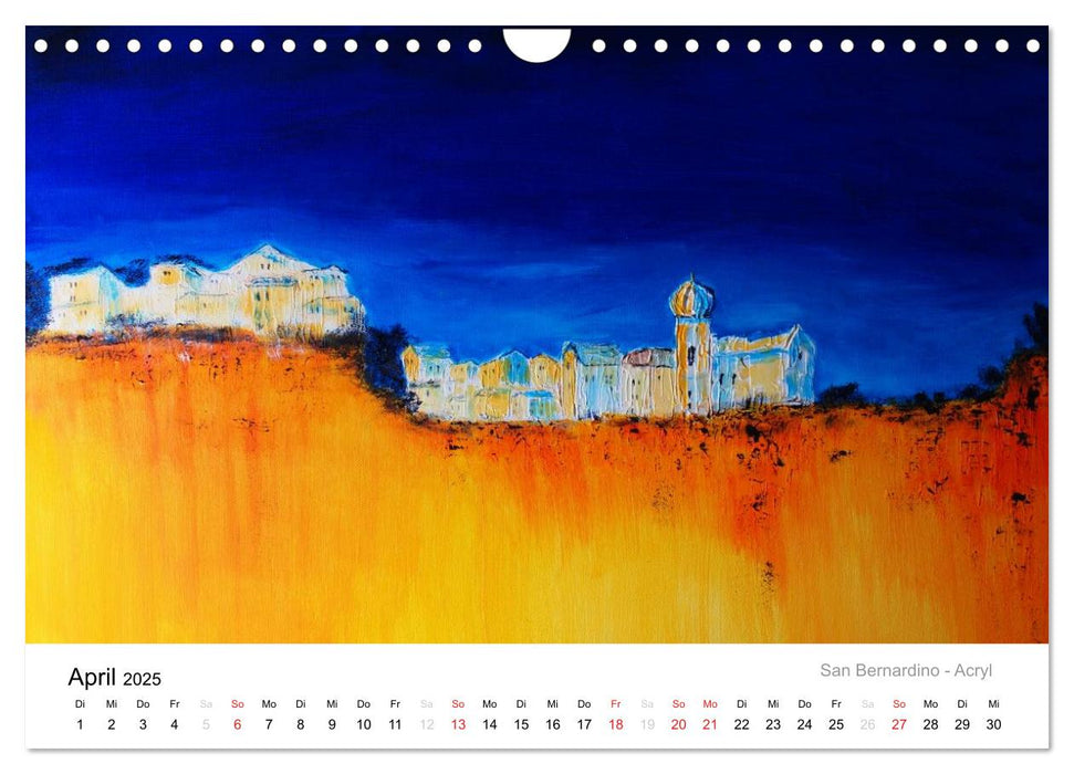 Heike Adam - Italienische Reise (CALVENDO Wandkalender 2025)