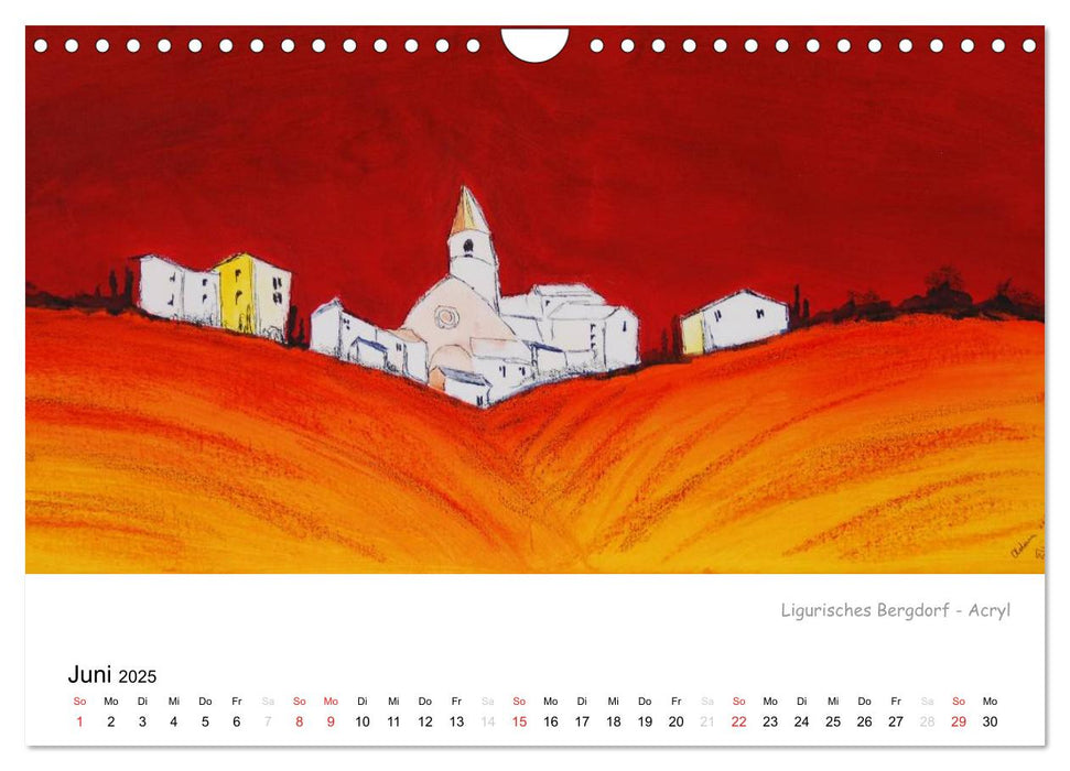 Heike Adam - Italienische Reise (CALVENDO Wandkalender 2025)