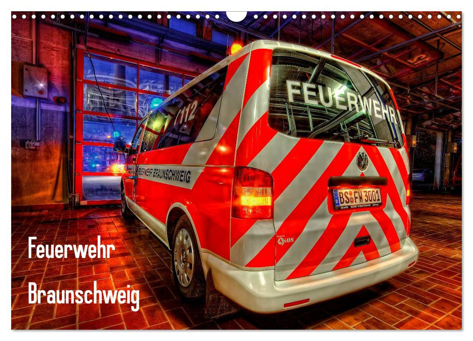 Feuerwehr Braunschweig (CALVENDO Wandkalender 2025)