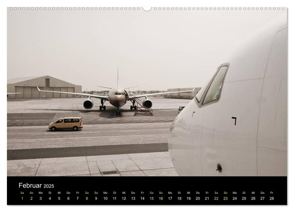 Giant Aviation - Verkehrsluftfahrt (CALVENDO Wandkalender 2025)