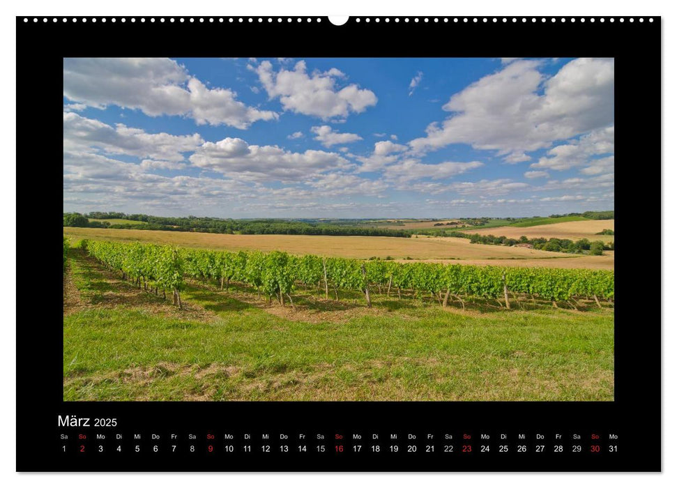 Gascogne (CALVENDO Premium Wandkalender 2025)