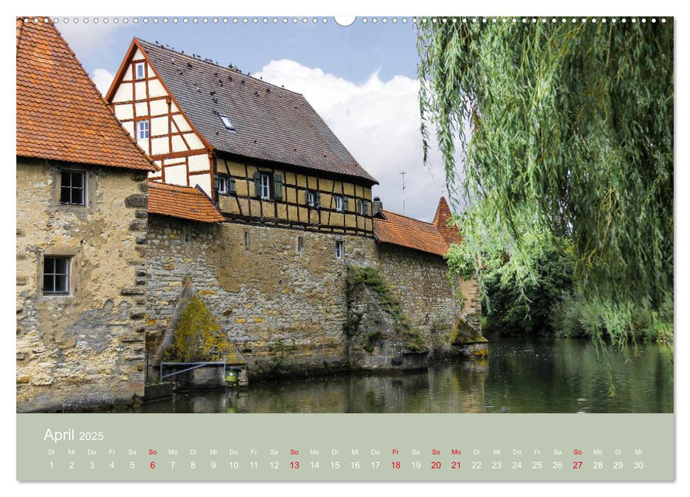 Mittelfranken - Das fränkische Seenland (CALVENDO Wandkalender 2025)