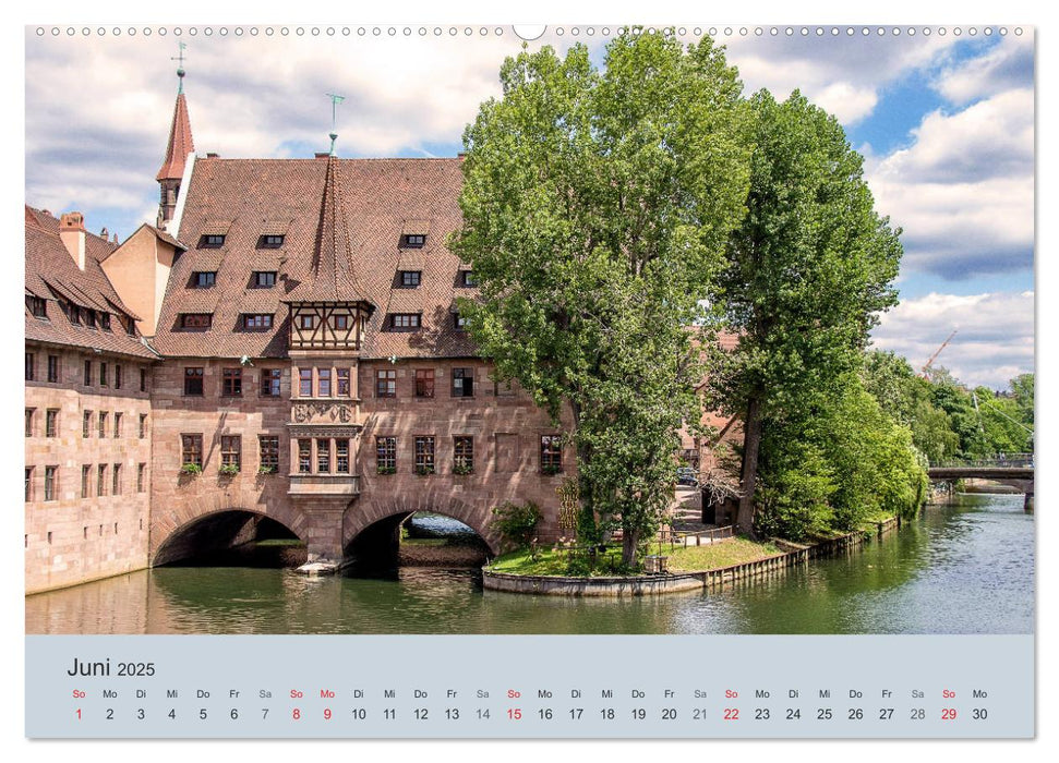 Mittelfranken - Das fränkische Seenland (CALVENDO Wandkalender 2025)