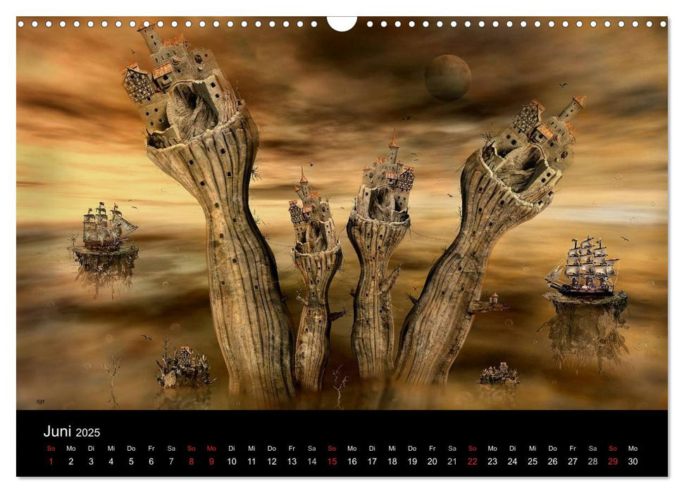 Der Fantasy Kalender (CALVENDO Wandkalender 2025)