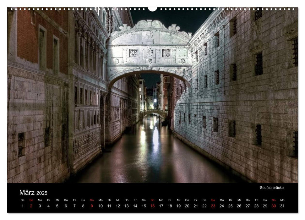 Bella Venezia (CALVENDO Premium Wandkalender 2025)